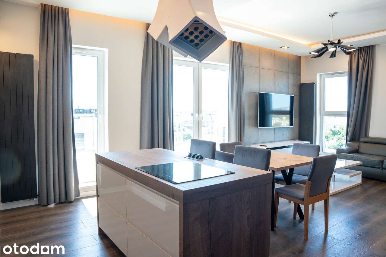 Luksusowy apartament z przestronnym 27 m tarasem przy ul. Gajowej 80