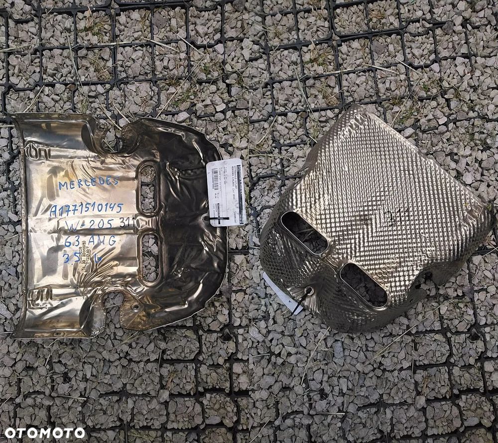 MERCEDES OSŁONA TERMICZNA KOLEKTORA WYDECHOWEGO - 8