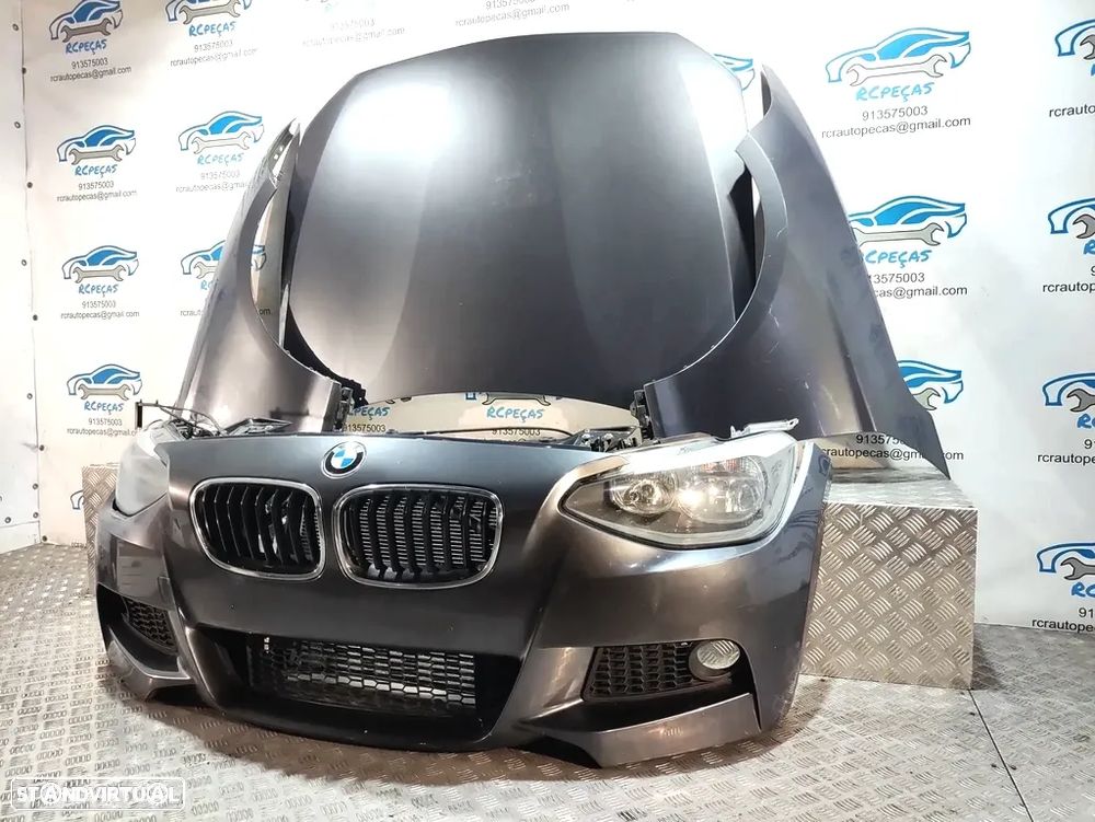 BMW Série 1 F20 F21 PACK M FRENTE COMPLETA - Frente Completa Xenon Diesel N47 - Parachoques Radiador Parachoque Guarda Lamas Guarda-Lama Optica Opticas Farois Farol Grelha Reforço Fibra Halogeneo - 1