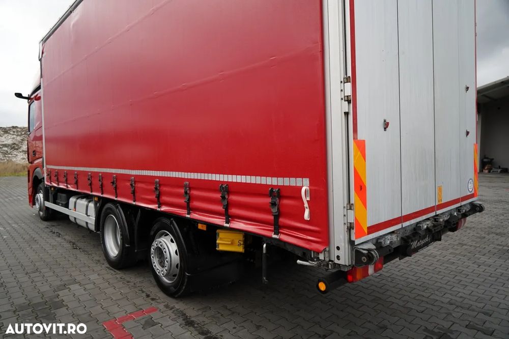 Mercedes-Benz ACTROS / 2545 / CORTINĂ / 6x2 / I-PARK COOL / BIG SPACE / WIELTON / 2021 - 11