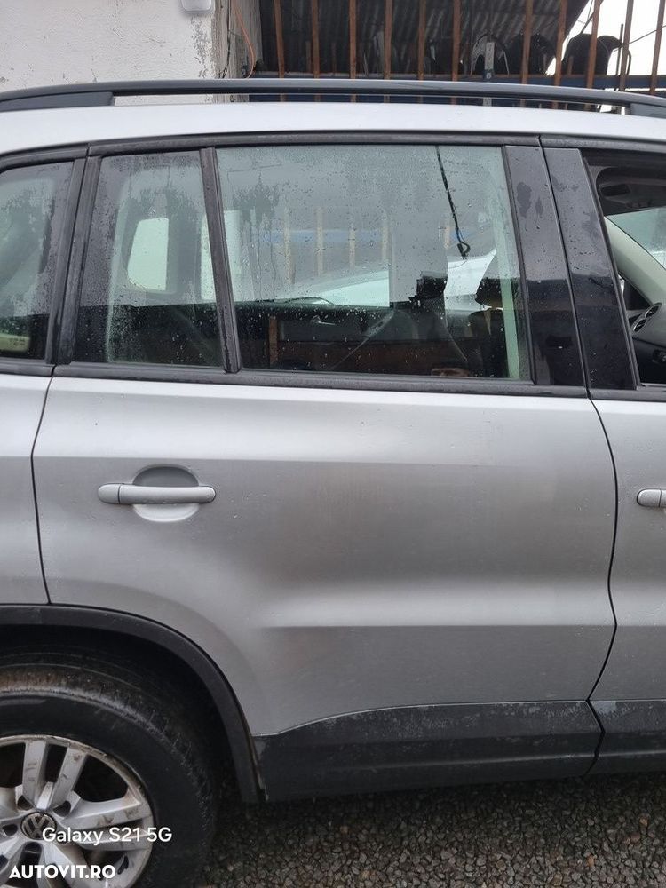 Usa Dreapta Spate Volkswagen Tiguan 5N Facelift 2011 - 2015 SUV 4 Usi Argintiu (1399) - 1