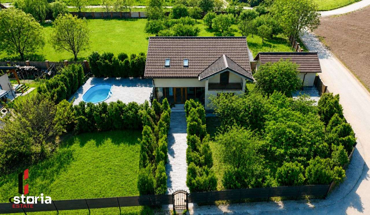 Casa Individuala Piscina Snagov 5 Camere 770 mp teren liber Piscina - Imagine principală: 2/19