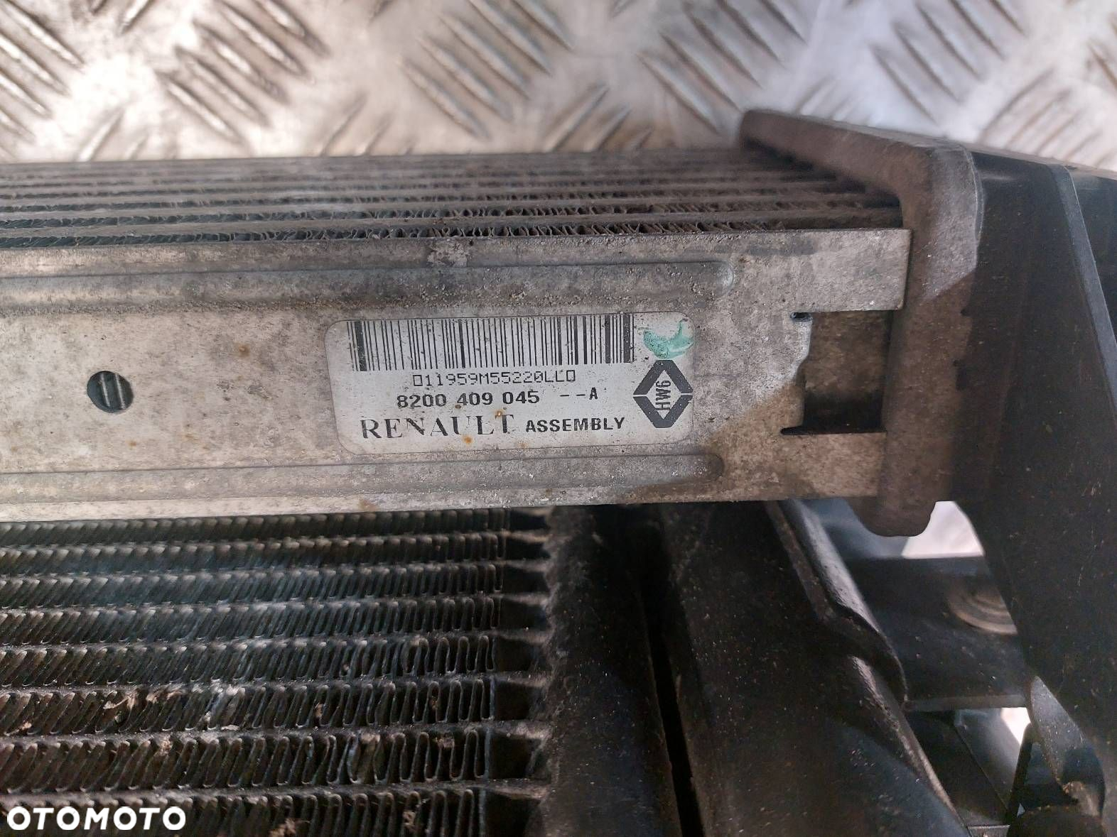 CHŁODNICE KOMPLET + WENTYLATOR SANDERO I 1.5 DCI 8200409045 214100598R - 5