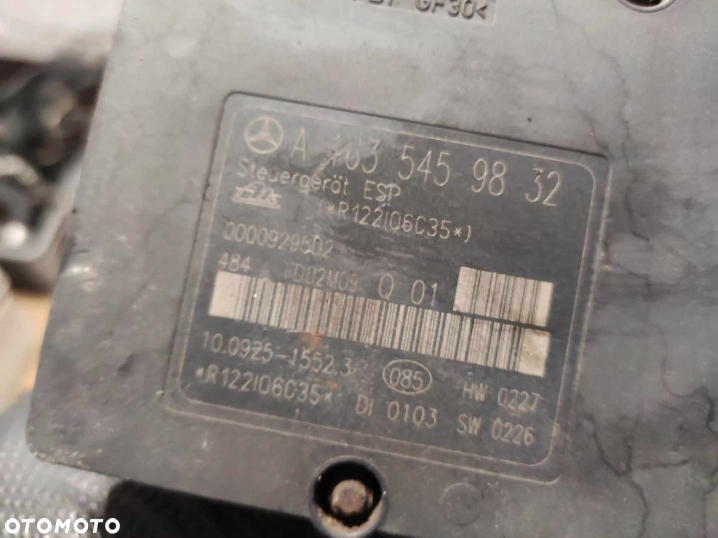 CC POMPA ABS STEROWNIK MERCEDES ML W163 A1635459832 - 2