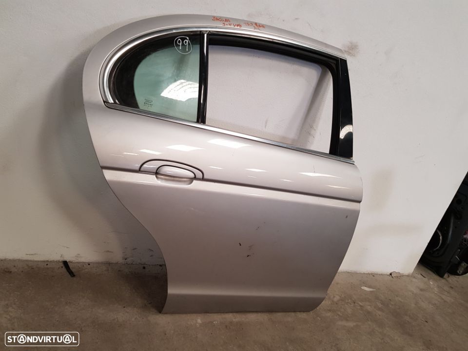 PORTA TRASEIRA TRÁS DIREITA FECHO ELEVADOR MOTOR PUXADOR VIDRO | JAGUAR S TYPE V6 S-TYPE; - 2