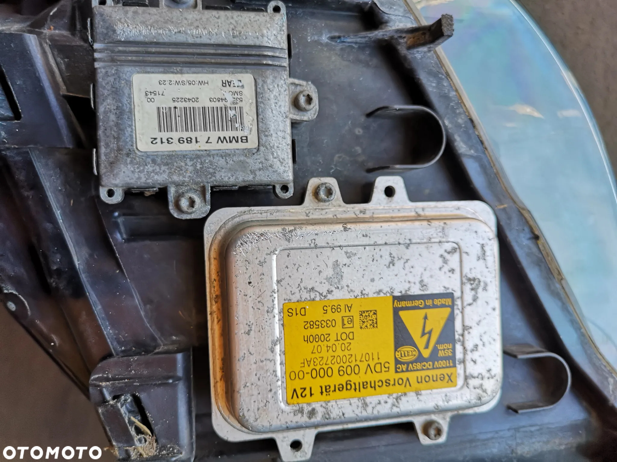 LAMPA PRAWA PRZEDNIA HELLA DYNAMIC XENON D1S BMW 5 E60 E61 LIFT LCI EUROPA 7177734 KOMPLETNA - 5