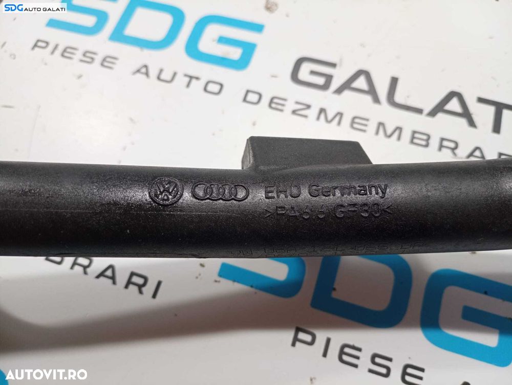 Conducta Furtun Racire Lichid Apa Antigel Motor Volkswagen Jetta 1.6 FSI BSE BSF CCSA 2006 - 2011 Cod 1K0122073B 06A121065DP [2875] - 2