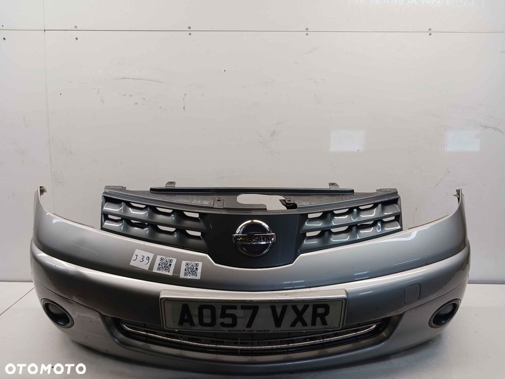 + ZDERZAK PRZÓD PRZEDNI NISSAN NOTE E11 KY0 KY0G SREBRNY HALOGENY - 1