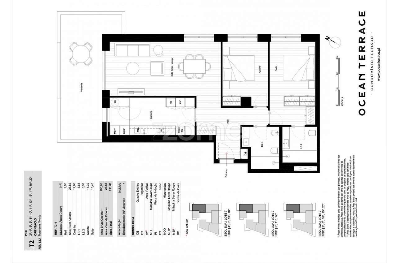 Apartamento T2 Leça da Palmeira - Ocean Terrace - Grande imagem: 3/53