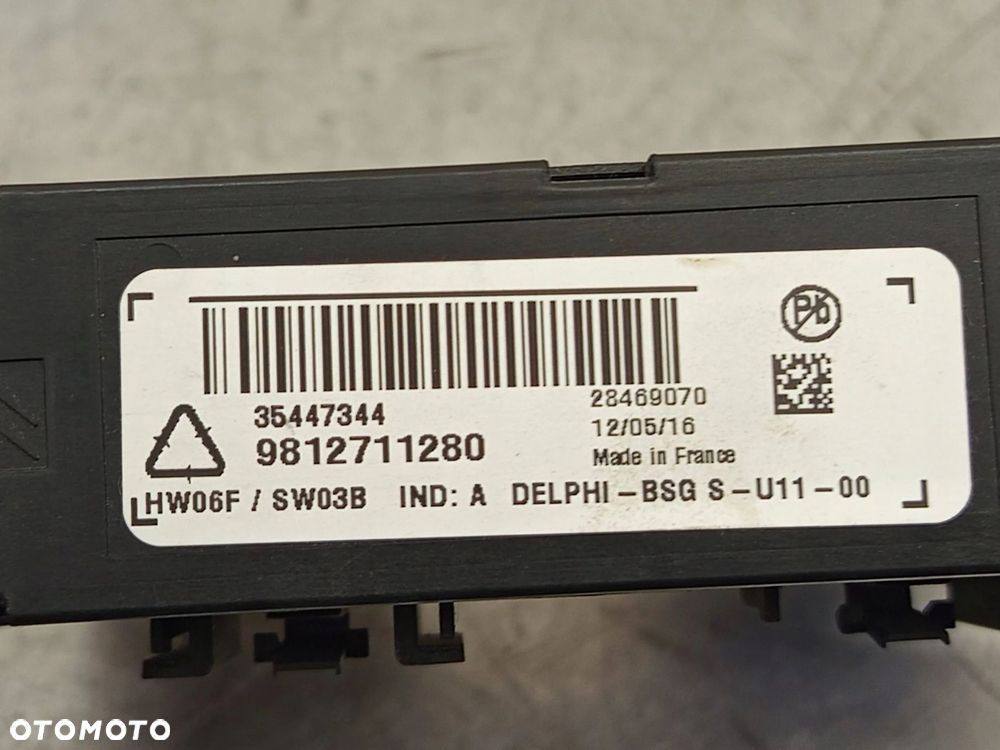 Sterownik Moduł BSG Citroen C4 II Picasso 9812711280 - 16