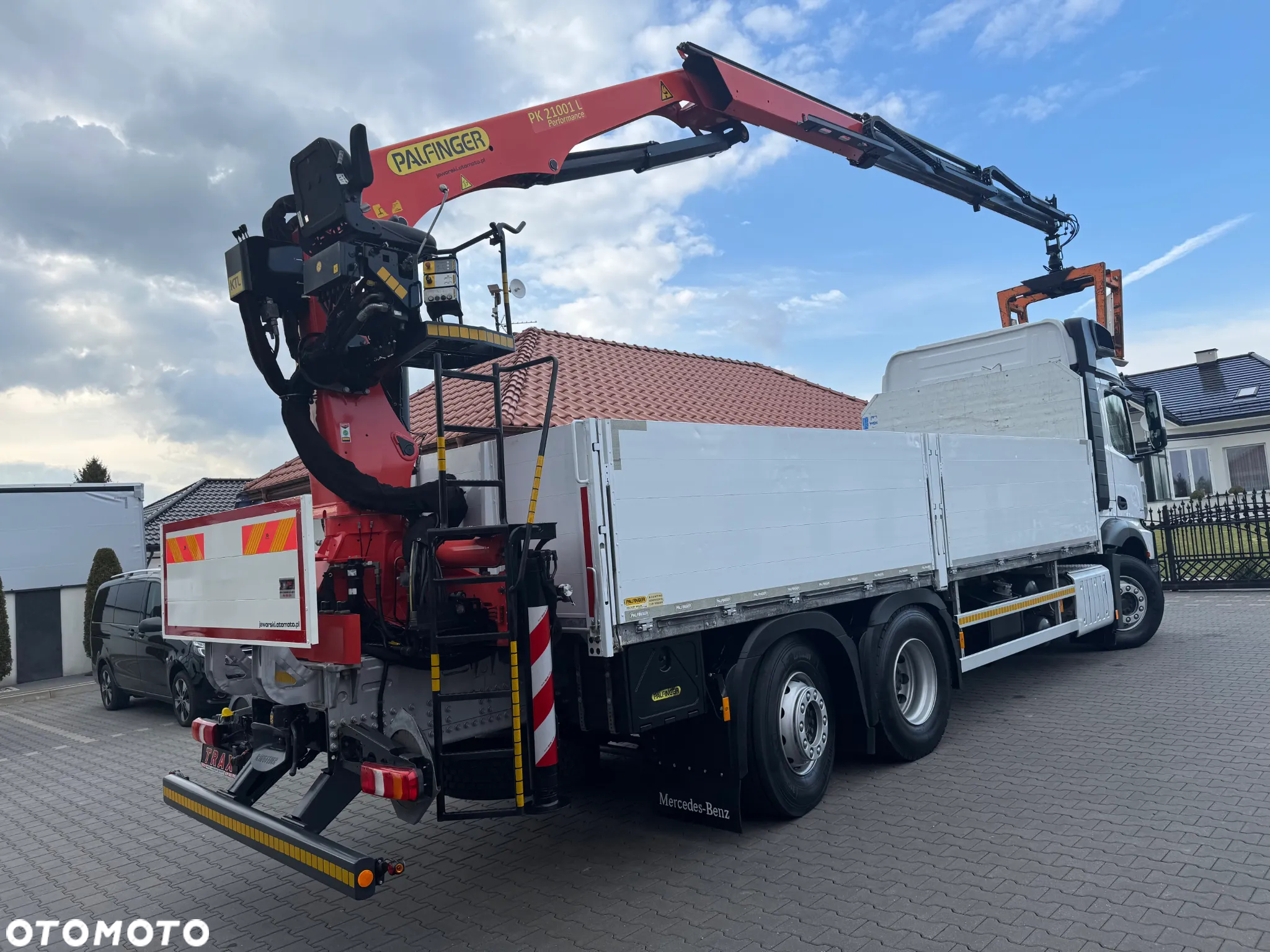 Mercedes-Benz Actros 2545 6x2 HDS Palfinger 21001L, OŚ SKRĘTNA, SUPER STAN !!! - 8