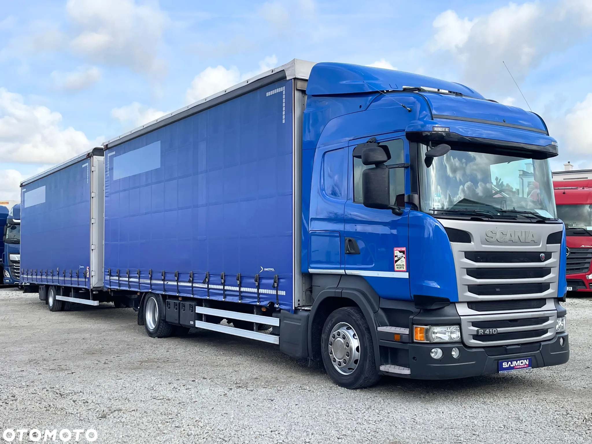 Scania R410 / ZESTAW TANDEM 120 M3 / PRZEJAZDOWY / 7,75 M + 7,75 M / SALON PL - 2