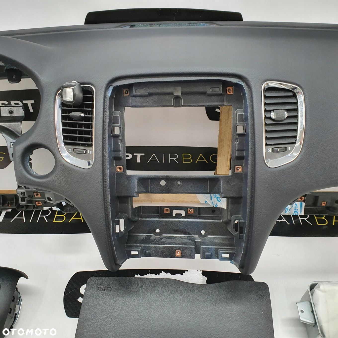 DODGE DURANGO DESKA ROZDZIELCZA KONSOLA KOKPIT PULPIT PODUSZKI AIRBAG AIR BAG PASY KIT SET - 3