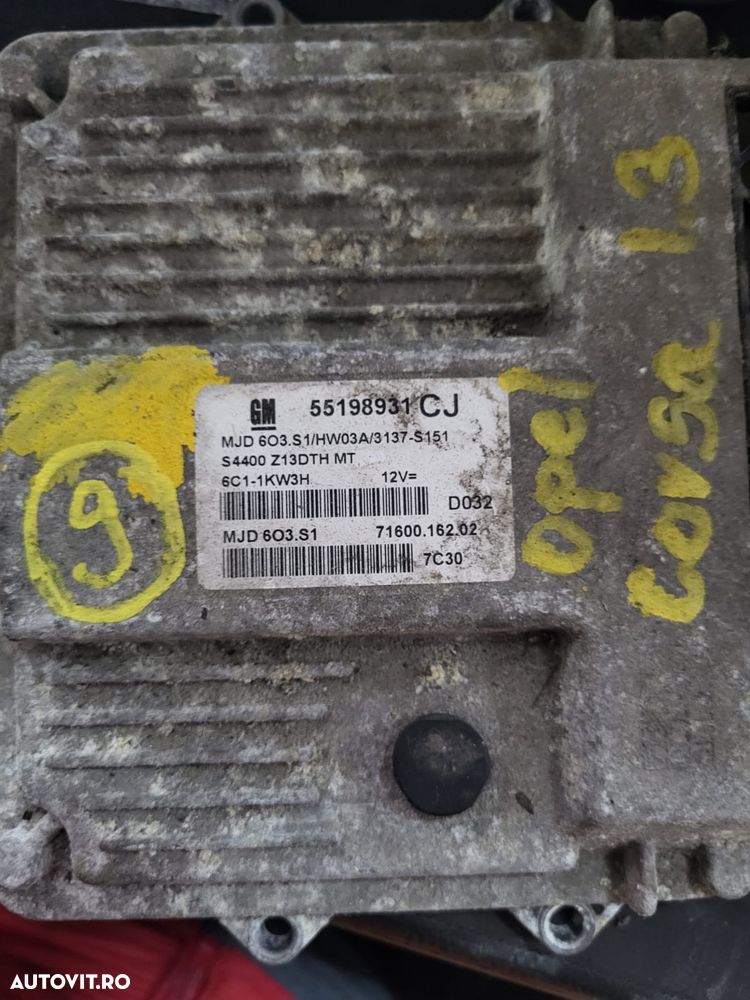 Calculator motor Opel Corsa D 1.3 CDTi 55198931 CJ Z13DTH VLD2747 - 1