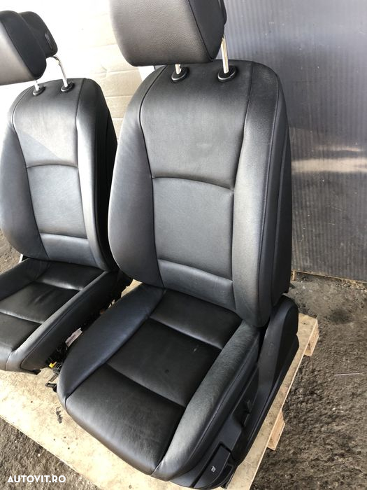 Scaune incalzite impecabile bmw f10 F11 interior tapiterie piele impecabila airbaguri ok - 6