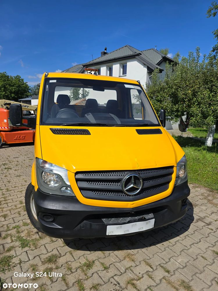 Mercedes-Benz Sprinter 313CDi Solarka Piaskarka Posypywarka Hydraulika rozrzutnik ECON Specjalny komunalny Schmidt gritter salt spreader pługopiaskarka ASR Tempomat Zimowy Komunalny - 8