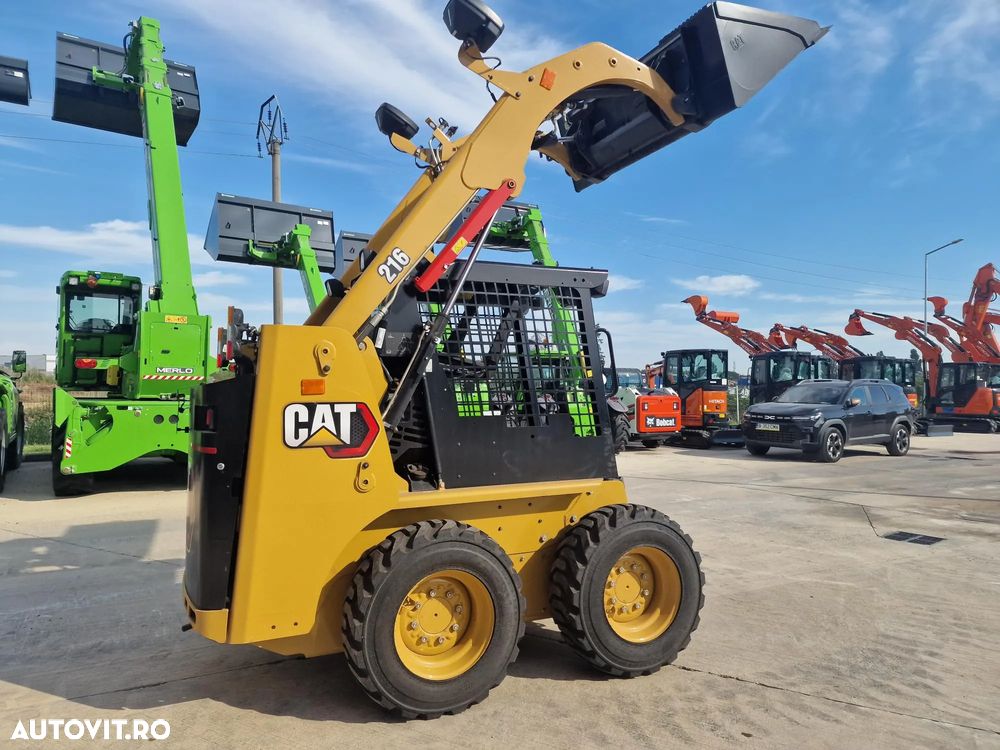 Caterpillar SKID STEER, 2024, NOU, ridica 635kg la 3,2m, cupa, 55CP, Masa operationala 2,6t, Fara usa cabina, posiblitate leasing, -PRMOTIE 36.900 EUR+Tva - 6