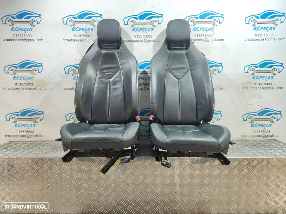 Conjunto Bancos Frente Frontais Pele Mercedes Benz SLK R171 - 11