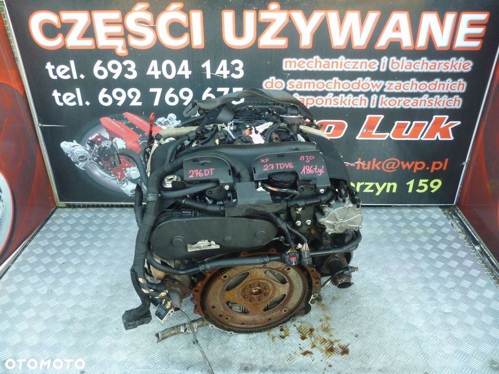 SILNIK KOMPLETNY JAGUAR XF 2.7 TDV6 276DT AJD 186 TYS