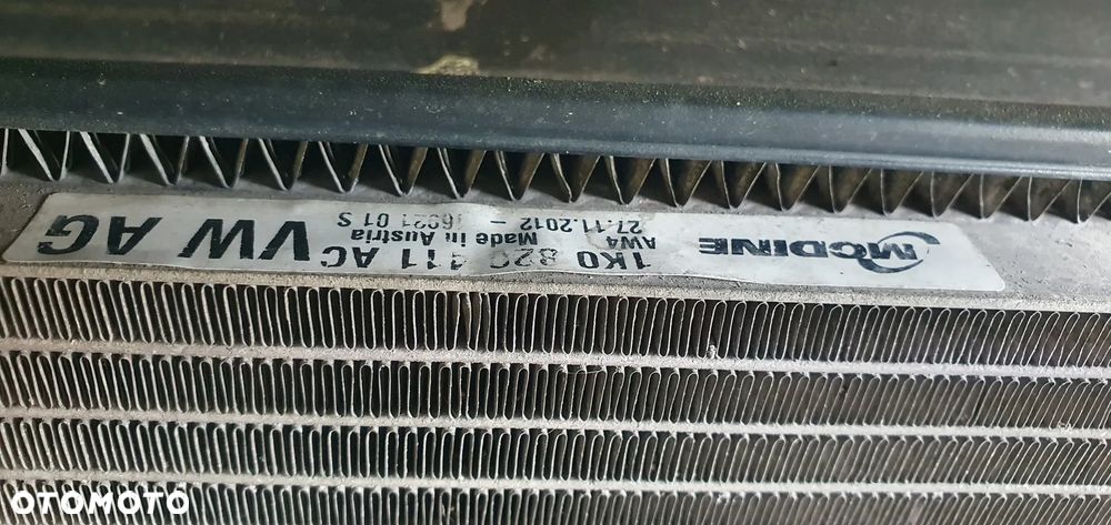 Pas przedni kompletny chłodnice wentylatory belka VW Caddy III Lift 1.6 TDI - 9