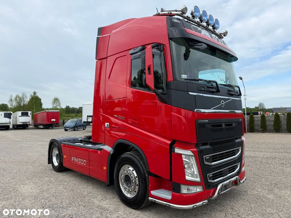 Volvo FH 500  // KLIMA POSTOJOWA //  ZABUDOWY MIĘDZYOSIOWE //FULL LED // ALCOA DURA BRIGHT/ NAVI // ORUROWANIE // TRĄBY // - 16