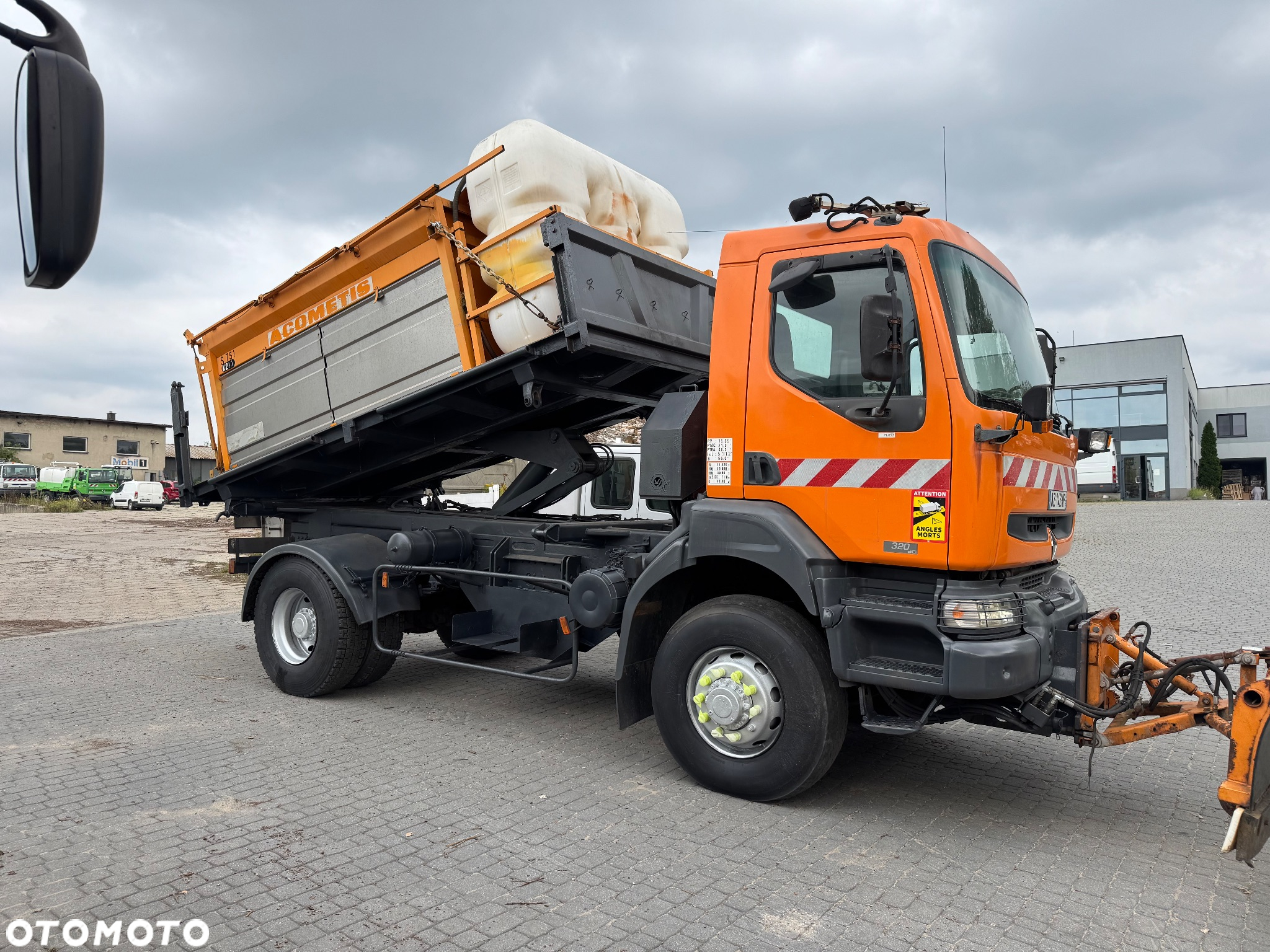Renault Kerax 4x4 320DCi Wywrotka 3str 2004r. Klima SPECJALNY Solarka ACOMETIS Piaskarka Pług - 4