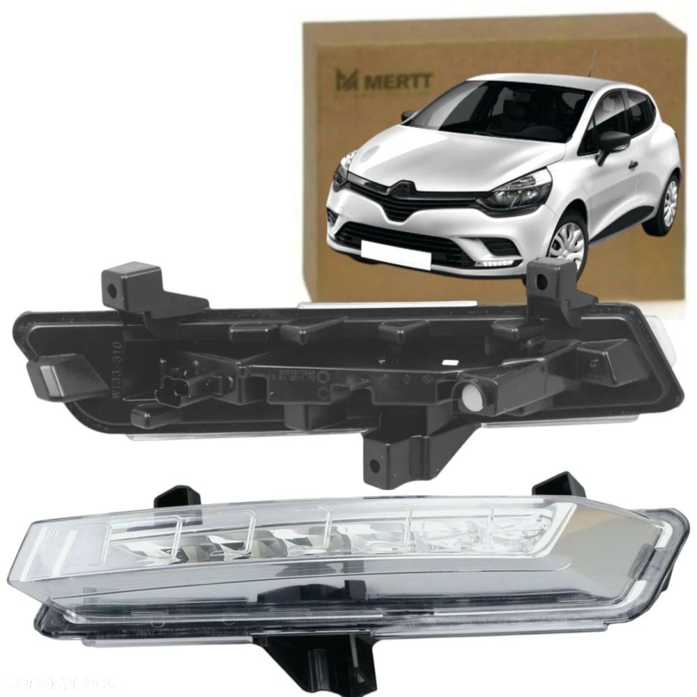 RENAULT CLIO IV 4 LIFT 2016-2020 LAMPA ŚWIATŁO LED DO JAZDY DZIENNEJ LEWA - 1