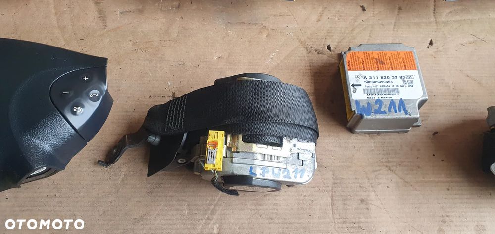 Konsola AIRBAG pasy poduszki sensor Mercedes E-Klasa W211 - 10