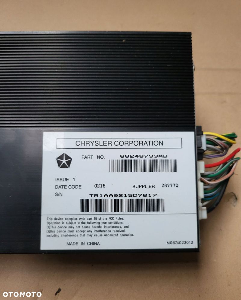 wzmacniacz 68248793ab dodge ram 1500 - 2