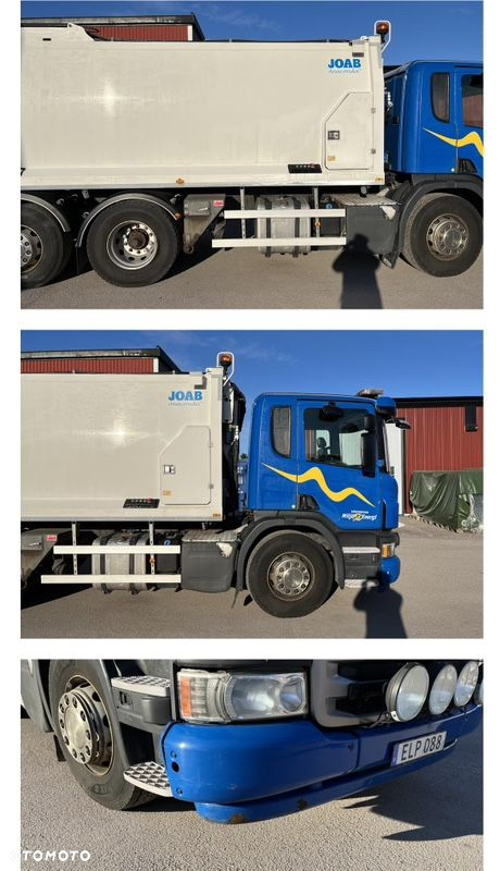 Scania P370 6X2 EURO6 Smieciarka JOAB dwukomorowa - 8