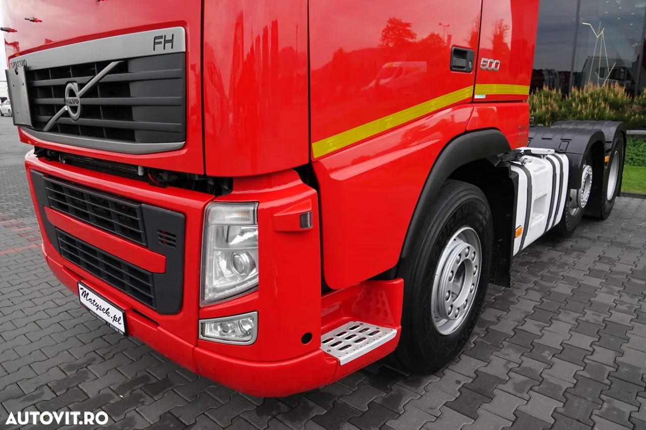 Volvo FH 500 / PUSHER / Tractor cu 3 axe / FULL ADR / RETARDER / AXIE DE RIDICARE ȘI DE DIRECȚIE / IMPORTAT - 10