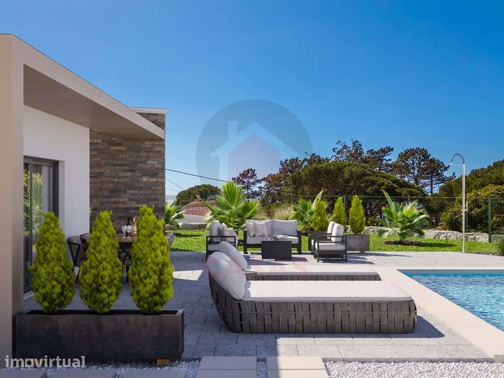 Moradia contemporânea com piscina perto de São Martinho do Porto - Grande imagem: 2/29