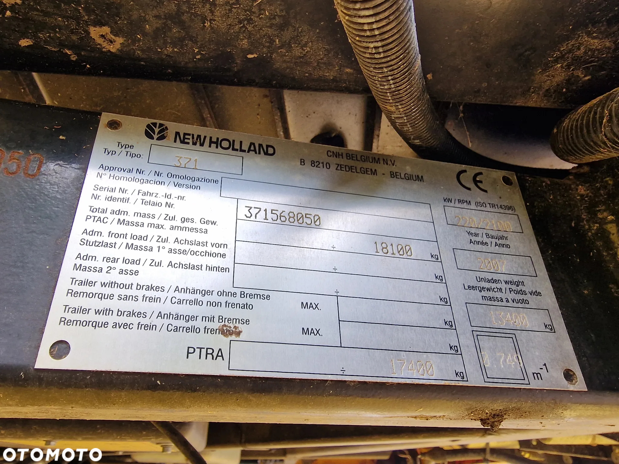 New Holland CSX7080, 6m Vario, 2007rok - 14