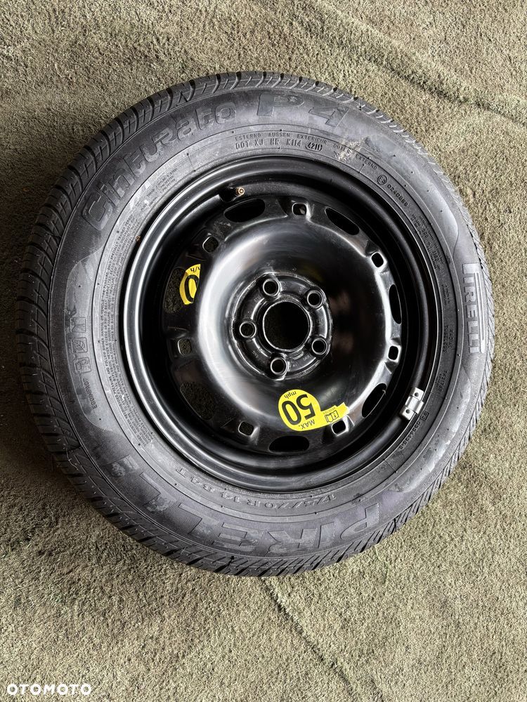 5x100 NOWE KOŁO ZPASOWE IBIZA POLO 175/70R14 stalowe 5J14 ET35 FABIA - 1