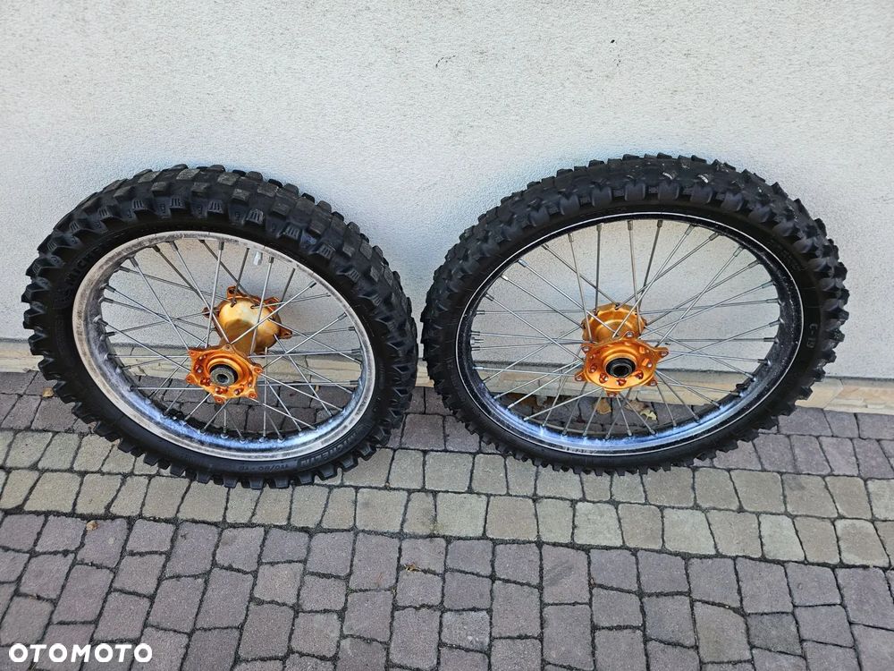 KTM EXC SX SXF FELGI KOŁA PRZÓD OŚ 26mm TYŁ 20mm PIASTY HAAN 450 400 250 125 530 350 KOŁO EXCEL KOMPLET LUB OSOBNO - 2