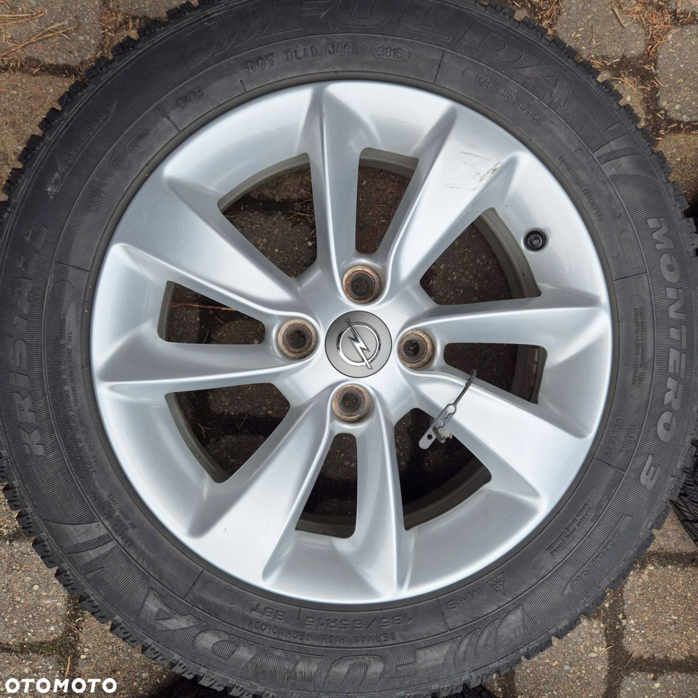 ZIMA KOŁA 185/65 R15 ORYGINAŁ OPEL CORSA D E ADAM GRANDE PUNTO EVO 4x100 - 5