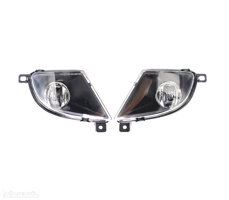 FARÓIS DE NEVOEIRO BMW E60 07-10 FUNDO PRETO - 1