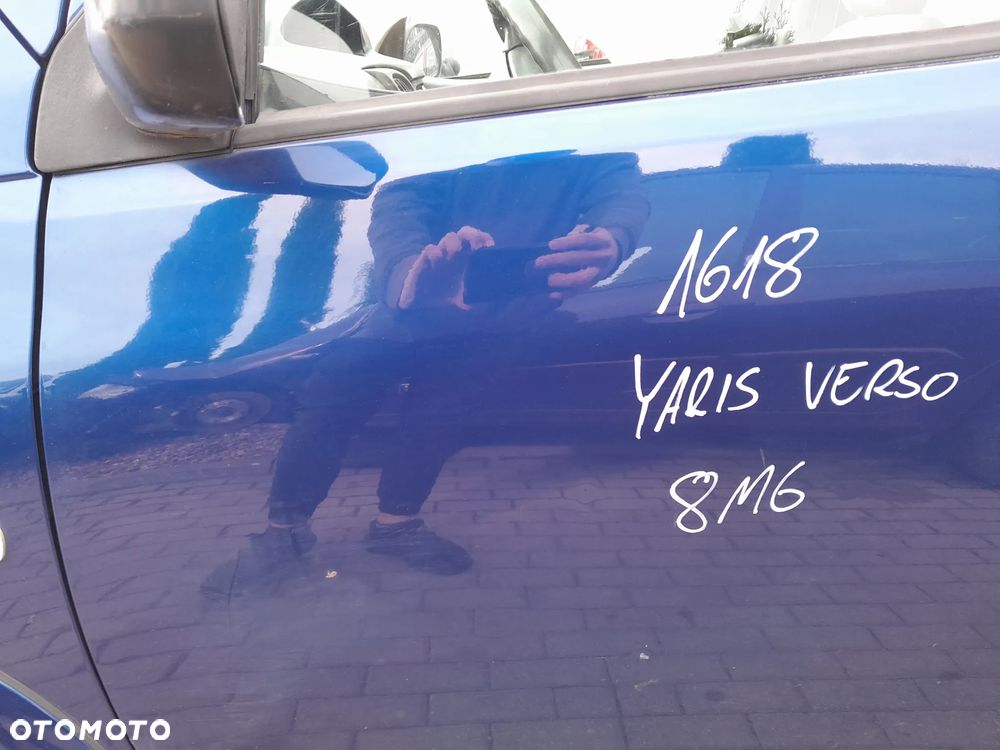 TOYOTA YARIS VERSO I DRZWI LEWE PRZEDNIE LEWY PRZÓD KOLOR: 8M6 - 2