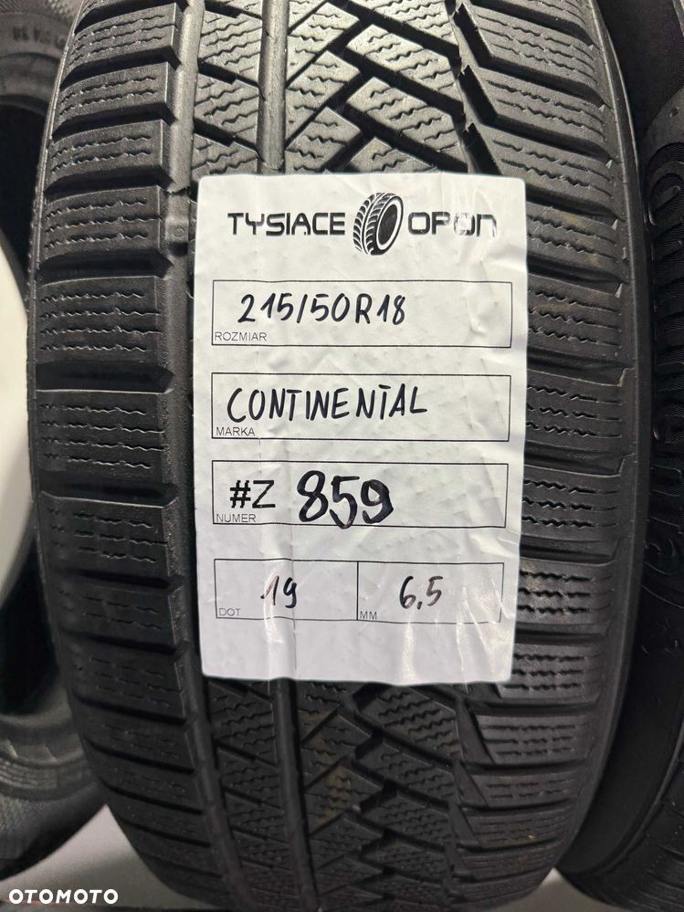 Opony Zimowe 215/50/18 Continental WinterContact Komplet #Z859 - 4