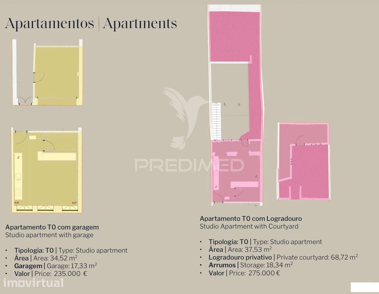 Apartamentos T0 e T1 Bonfim - Grande imagem: 4/5