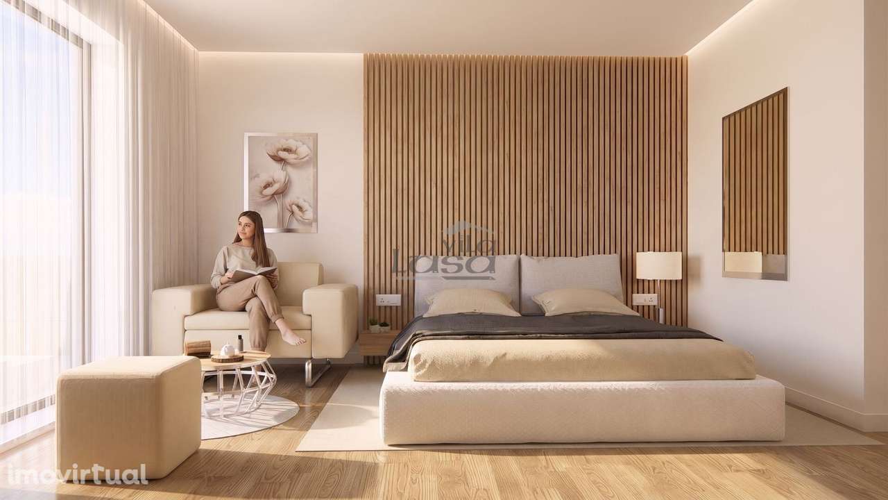 T0 Novo em Vilar de Paraiso, com varanda e lugar de garagem - Grande imagem: 3/28