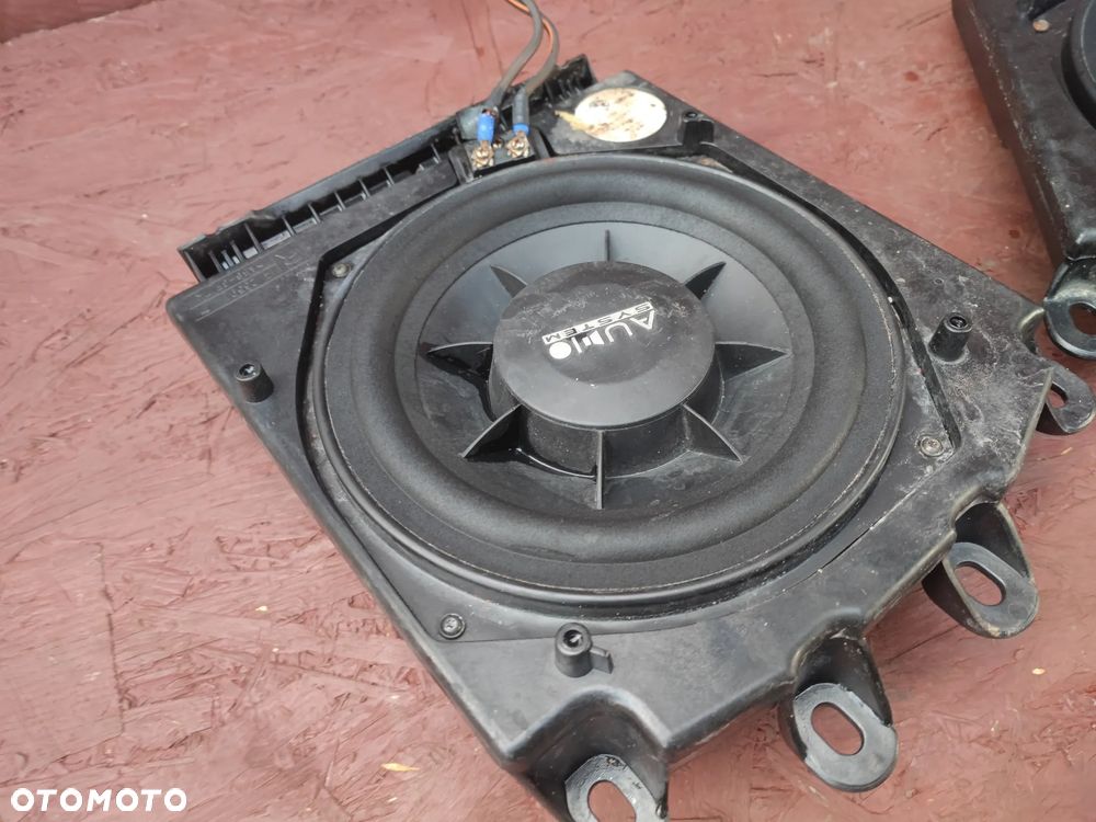 BMW E60LCI / E61LCI / E60 / E61 ORYGINALNE GŁOŚNIKI NISKOTONOWE ( BASSOWE ) Z FIRMY AUDIO SYSTEM O NR. 65 13 6 919 353 / 65 13 6 919 354 OEM SPRAWNE W 100% - 3