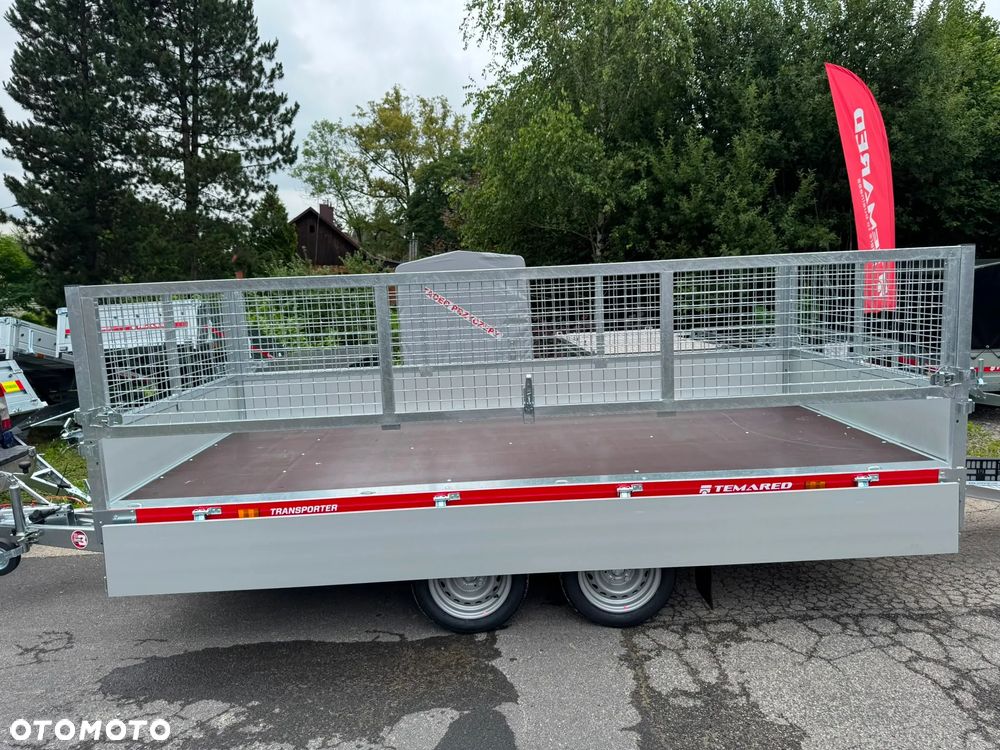 TEMARED TRANSPORTER 3617/2 C 2T + nadstawki siatkowe, najazdy alu - 20
