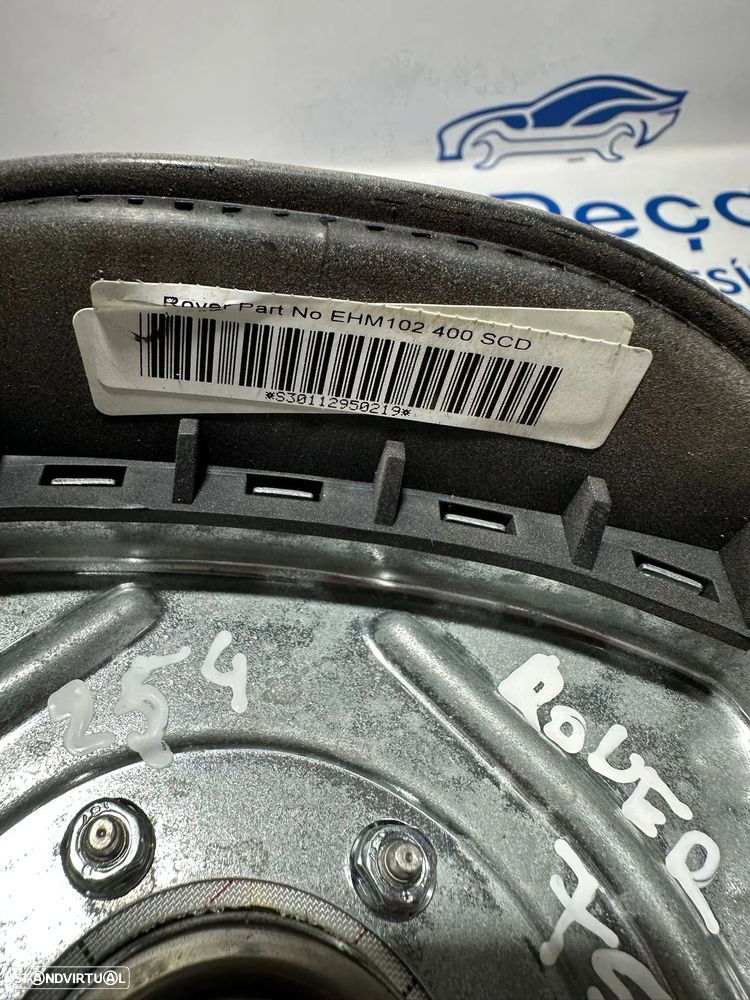 .Airbag Volante Guiador Original Rover 75 EHM102400SCD 1999 - 2005 - 8
