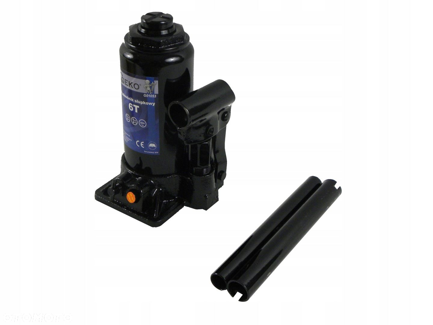 PODNOŚNIK LEWAREK HYDRAULICZNY BUTELKOWY SŁUPKOWY 6T GEKO G01053 - 2
