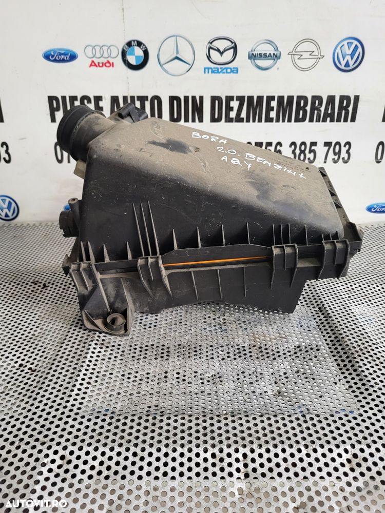 Carcasa Filtru Aer Cu Debitmetru Aer Vw Bora Golf 4 Skoda Octavia 1 Seat 2.0 Benzina Motor AQY - 4