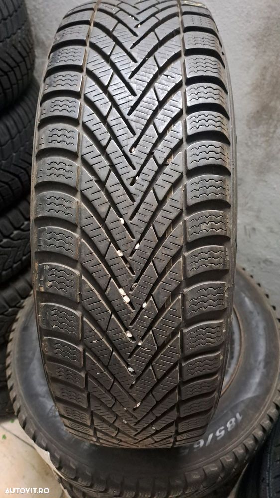 Anvelope iarna 185 65 r15 PIRELLI + jante tabla KIA / HYUNDAI - 2