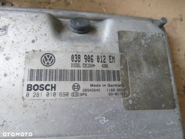 ZESTAW STARTOWY KOMPUTER STACYJKA IMMOBILIZER LICZNIK SEAT IBIZA III CORDOBA II 1.9 SDI 038906012EM - 13