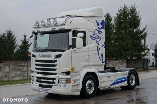 Scania R520 STREAMLINE V8 / STANDARD / AUTOMAT / E6 / RETARDER / LODÓWKA / 2 ZBIORNIKI / ALUMINIOWE FELGI