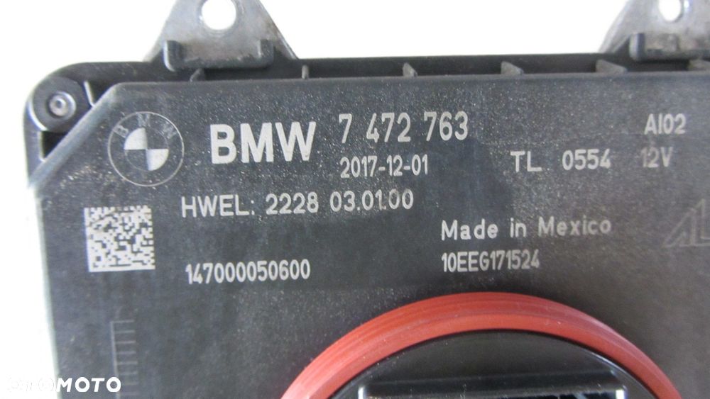 BMW X3 G01 X4 G30 MODUŁ LAMPY STEROWNIK LED 7472763 63117472763 7472770 - 4